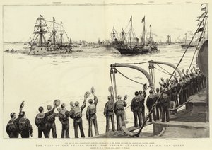 Fransız Filosunun ziyareti, The Review as Spithead, HM The Queen