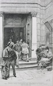 Capel Court'ta Borsa Girişi, 1891