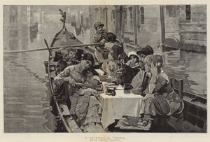 Bir Venedik Al Fresco by William Logsdail