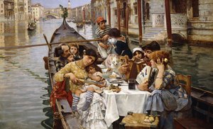 Bir Venedik açık havası, 1885