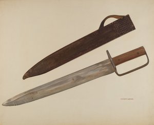 Hendek Bıçağı ve Kılıf, c. 1941.