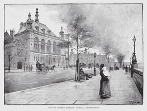 City of London Okulları, Victoria Embankment (taş) by William Luker