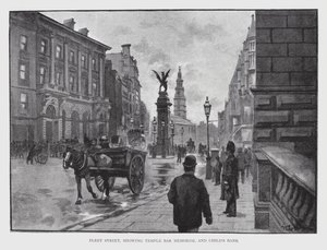 Fleet Street, Temple Bar Memorial ve Child