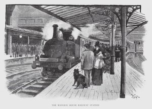 Mansion House Tren İstasyonu (lito) by William Luker