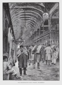 Metropolitan Et Pazarı, Smithfield (taş) by William Luker