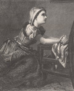 La Prière The Prayer, Illustrated London News