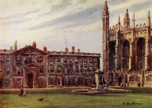 Kings College Şapeli ve Fellows Binaları by William Matthison