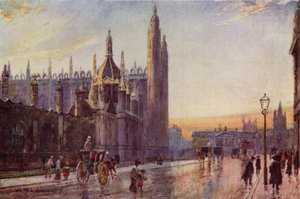 Kings College Ağ Geçidi ve Şapeli, Alacakaranlık Etkisi by William Matthison