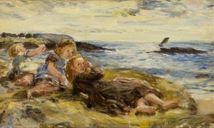 Deniz kıyısındaki çocuklar, Machrihanish by William McTaggart