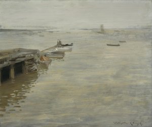 Gri Bir Gün by William Merritt Chase