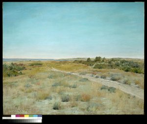 Sonbaharın İlk Dokunuşu (tuval üzerine yağlı boya) by William Merritt Chase