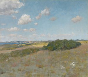 Güneş Işığı ve Gölge, Shinnecock Tepeleri by William Merritt Chase