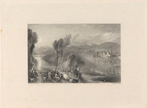 Tweed'in Kuzey Bankası'ndan Abbotsford by William Miller