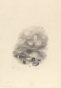 Sandy Knowe veya Smailholm Kulesi by William Miller