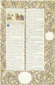 Kaligrafi ve tezhipli el yazması, c.1871-1873 by William Morris