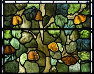 Yaprak Detayı, 1879 (vitray) by William Morris