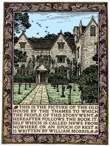 Kelmscott Malikanesi, Gloucestershire, News from Nowhere