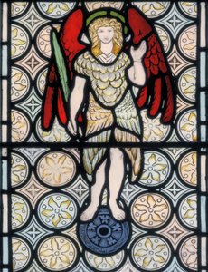 Seraph veya melek, tasarlanmış 1865 (vitray) by William Morris