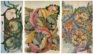William Morris 1834-1896, 1934 tarafından çalışma çizimleri. by William Morris