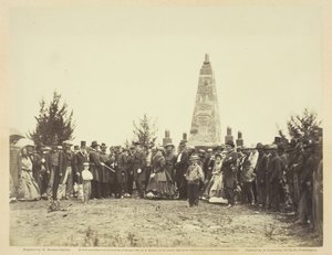 Boğa Koşusu Savaş Alanındaki Anıtın Adanması, Haziran 1865. by William Morris Smith