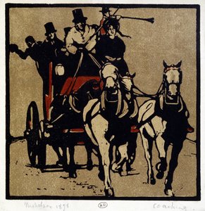 Bir araba ya da titizlik: “” Koçluk”” - William Nicholson (1872-1949) by William Nicholson