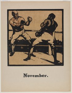 On İki Spor Almanağı: Boks by William Nicholson