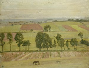 Glastonbury Ovası by William Nicholson