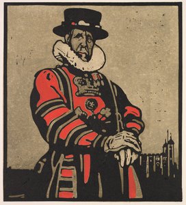 Londra Türleri: Sığır eti yiyen by William Nicholson