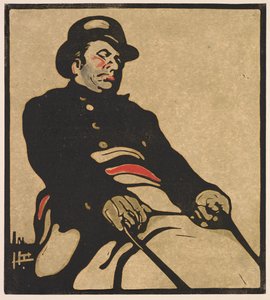 Londra Tipleri: Otobüs Şoförü by William Nicholson