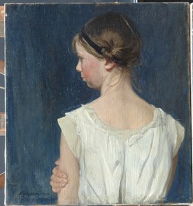 Profildeki Nancy by William Nicholson
