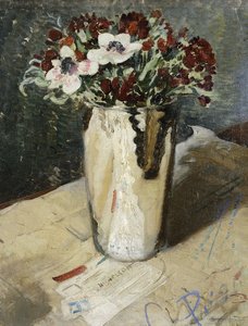 Duvar Çiçekleri ve Anemonlar by William Nicholson