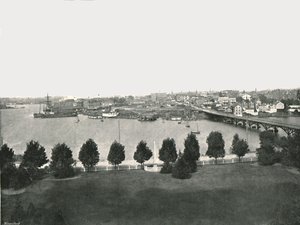 Hükümet Binalarından Görünüm, Victoria, Kanada, 1895.