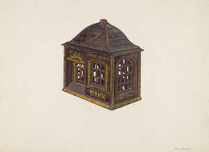Ev Tasarruf Bankası, c. 1940. by William O. Fletcher