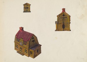 Kiremitli Çatı Ev Bankası, c. 1939. by William O. Fletcher