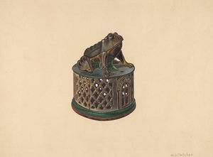Oyuncak Bankası: Kurbağa, c. 1938. by William O. Fletcher