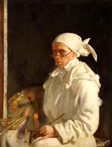Ressam: Gözlüklü Otoportre, 1907 by William Orpen