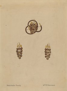 Saç Broş ve Küpe by William P. Shearwood