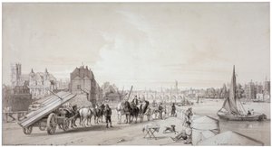 Millbank, Westminster, Londra, 1841 by William Parrott