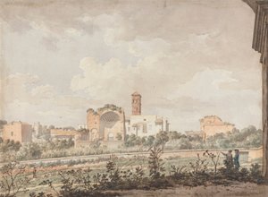 Kolezyum'dan Venüs Tapınağı ve Roma by William Pars