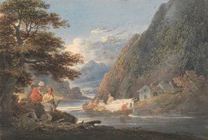 Cardigan, Galler yakınlarındaki Tivy Nehri üzerinde