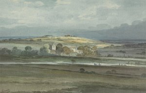 Maidstone yakınlarındaki Boxley Hill'den by William Pearson