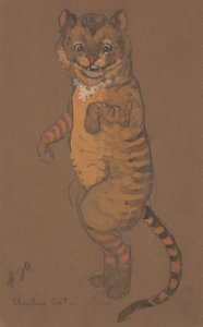 Alice Harikalar Diyarında, 1915 için Cheshire Cat kostüm tasarımı.