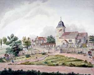 St Pancras Eski Kilisesi, Londra, 1761 by William Pennington