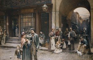Cumartesi Gecesi, 1898 by William Permeanus Cornish