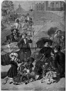 Victoria İngiltere: Ramsgate Sahilindeki Turistler, İngiltere