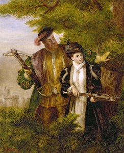 Kral Henry ve Anne Boleyn Geyik Windsor Ormanı