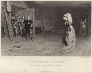 Talbot ve Auvergne Kontesi by William Quiller Orchardson