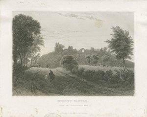 Dudley Kalesi: çelik gravür, nd [c1831] (baskı) by William Radclyffe