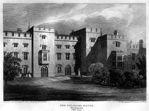 Konuşmacılar Evi, Westminster, Londra, 1815.