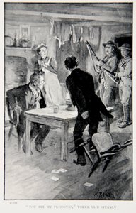 Yorke sertçe, "Siz benim Mahkumlarımsınız" dedi, GA Henty, pub'ın "With Roberts to Pretoria: A Tale of the South African War"dan bir örnek. Londra, 1902 by William Rainey